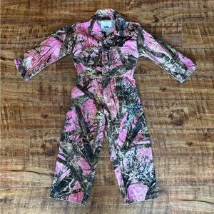 Pink Camouflage Coveralls